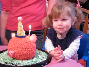 Pinkalicious Birthday Party on Julia Loving Every Moment Of  Happy Birthday   Look At That Face